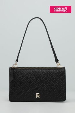 Tommy Hilfiger: Чёрная сумка  TH