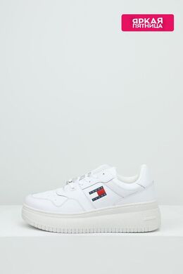 Tommy Hilfiger: Белые кроссовки 