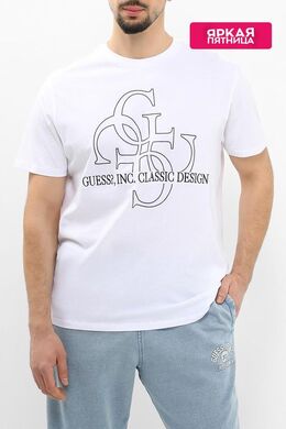 Guess: Хлопковая футболка 