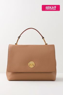 Coccinelle: Бежевая сумка  Liya