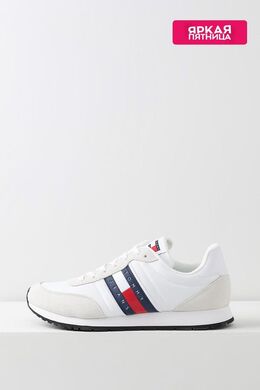 Tommy Hilfiger: Белые кроссовки 