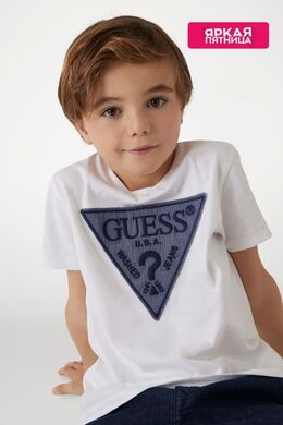 Guess: Хлопковая футболка 