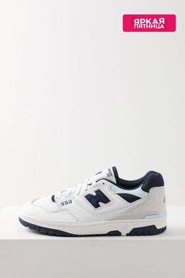 NEW BALANCE: Белые кеды  550