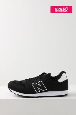 NEW BALANCE: Чёрные кроссовки  500