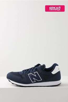 NEW BALANCE: Синие кроссовки  500