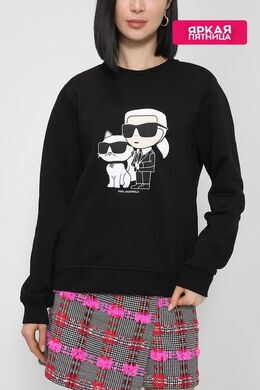 Karl Lagerfeld: Хлопковый свитшот  Ikonik