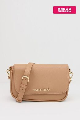 Valentino: Бежевая сумка 