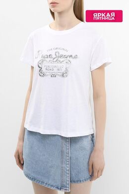 PEPE JEANS: Хлопковая футболка 