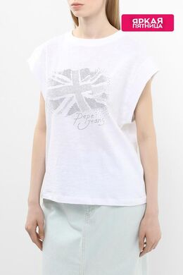 PEPE JEANS: Хлопковая футболка 