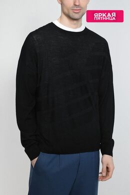 EMPORIO ARMANI: Чёрный свитер 