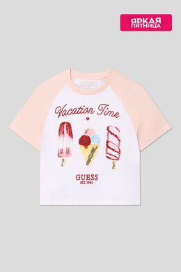 Guess: Хлопковая футболка 