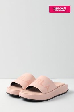 Furla: Розовые сабо 