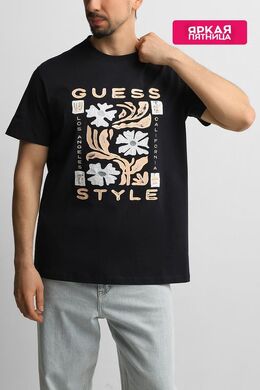 Guess: Хлопковая футболка 