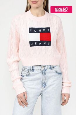 Tommy Jeans: Свитер с косами 