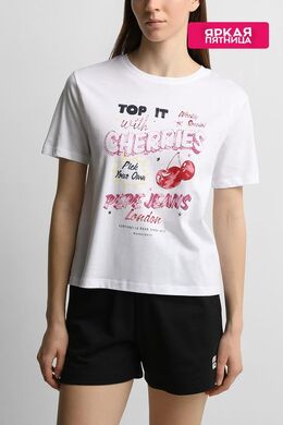PEPE JEANS: Хлопковая футболка 