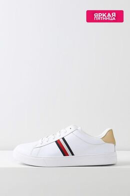 Tommy Hilfiger: Белые кеды 