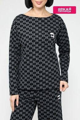 Karl Lagerfeld: Хлопковый свитшот  Ikonik