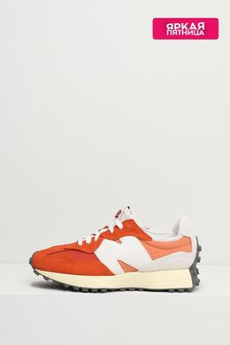 NEW BALANCE: Оранжевые кроссовки  327