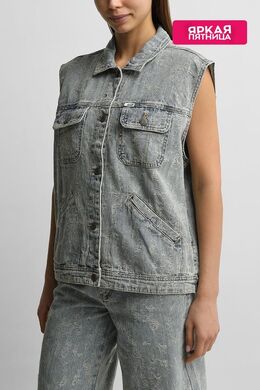 Guess: Джинсовый жилет 