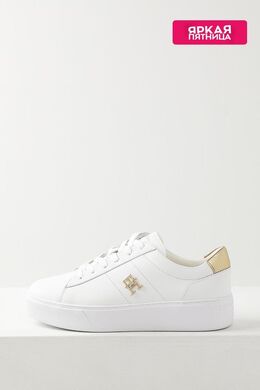 Tommy Hilfiger: Белые кеды 