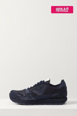 EMPORIO ARMANI: Синие кроссовки 