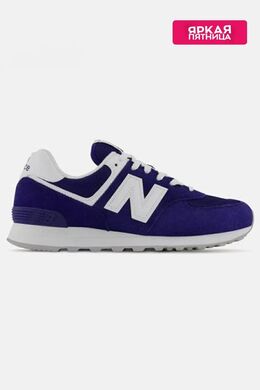 NEW BALANCE: Синие кроссовки  574