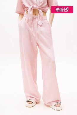 Tommy Jeans: Розовые брюки 