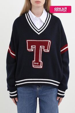 Tommy Jeans: Свитер с принтом 