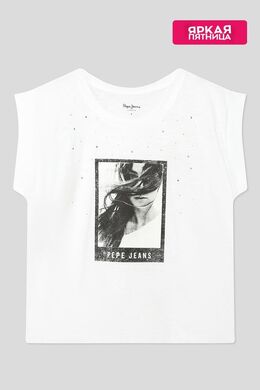 PEPE JEANS: Хлопковая футболка 
