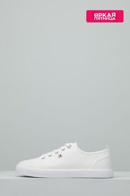 Tommy Hilfiger: Белые кеды 