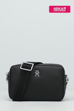 Tommy Hilfiger: Чёрная сумка  Essential