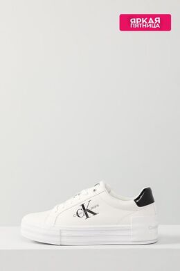 Calvin Klein: Белые кеды 