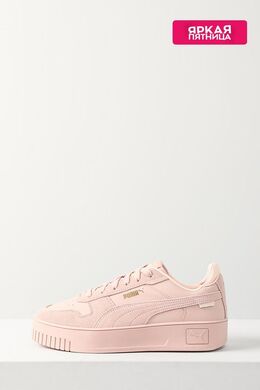 PUMA: Розовые кеды  Carina