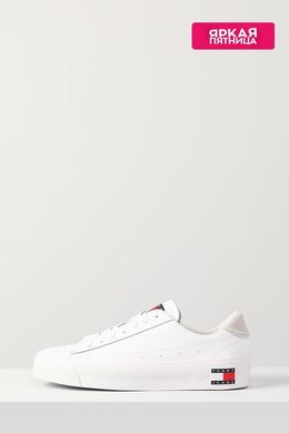 Tommy Hilfiger: Белые кеды 