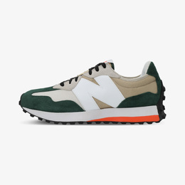 New Balance: Зелёные кроссовки 