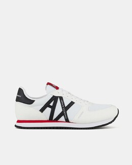 Armani Exchange: Белые кроссовки 