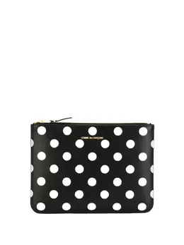 Comme Des Garçons Wallet: Чёрный клатч 