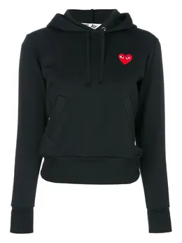 Comme Des Garçons Play: Чёрная толстовка  Heart