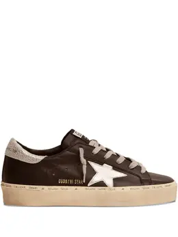 Golden Goose: Коричневые кроссовки  Hi Star