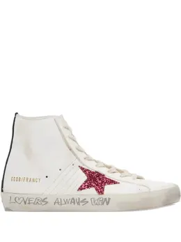 Golden Goose: Белые кроссовки  Francy