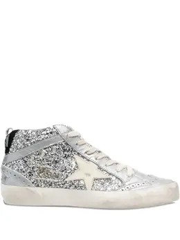 Golden Goose: Светлые кроссовки  Mid Star