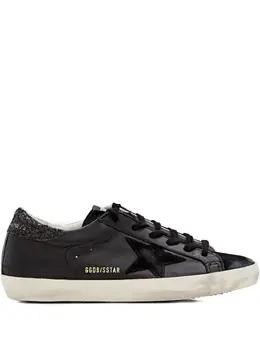 Golden Goose: Чёрные кроссовки  Superstar