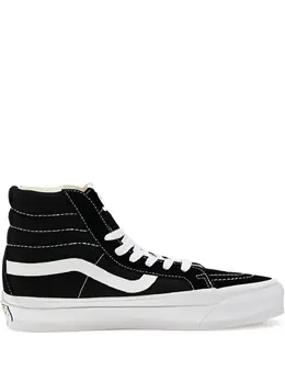 Vans: Чёрные кроссовки  SK8-Hi Reissue