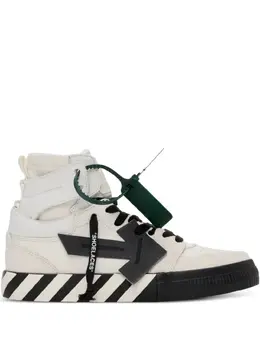 Off-White: Белые кроссовки  Vulcanized