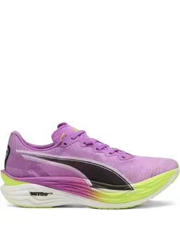 PUMA: Фиолетовые кроссовки  Deviate Nitro