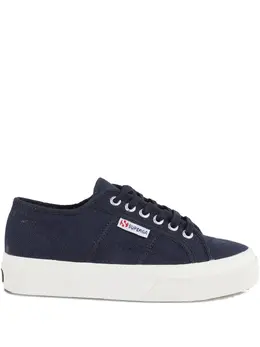 Superga: Синие кроссовки 