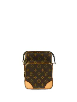 Louis Vuitton Pre-Owned: Коричневая сумка через плечо 