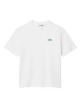 Lacoste: Белая футболка 