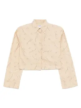 CHANEL Pre-Owned: Бежевая рубашка 