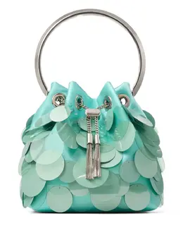 Jimmy Choo: Зелёный клатч  Bon Bon